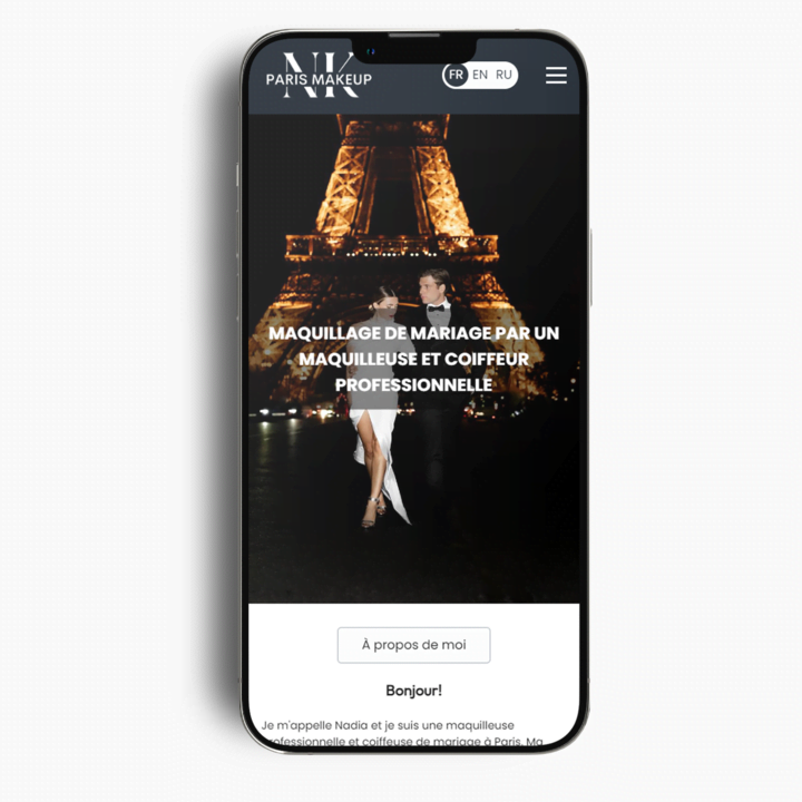 Web розробка сайту портфоліо для різних сфер